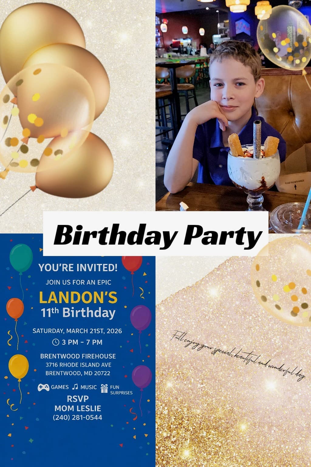 Birthday for Landon: A Community Celebration